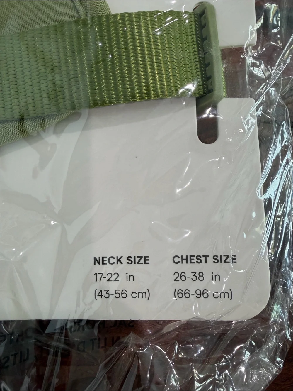 Olive Green Dog Harness - Large